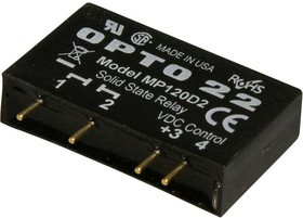 MP120D2, SSR, PCB MOUNT, 140VAC, 24VDC, 2A