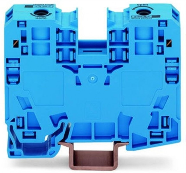 285-134, Соединитель: на рейку, 285, 6-35мм2, Кол-во полюс: 1, клеммы: 2 285-134, Соединитель: на рейку, 285, 6-35мм2, Кол-во полюс: 1, клеммы: 2
