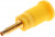 972354103, Yellow Female Banana Socket, 4 mm Connector, Solder Termination, 32A, 1000V ac/dc, Gold
