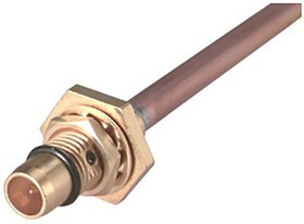 14_BMA-50-3-2/111_NE, 14_BMA-50-3-2/111_NE Series, Plug Cable Mount BMA Connector, 50, Solder Termination, Straight Body