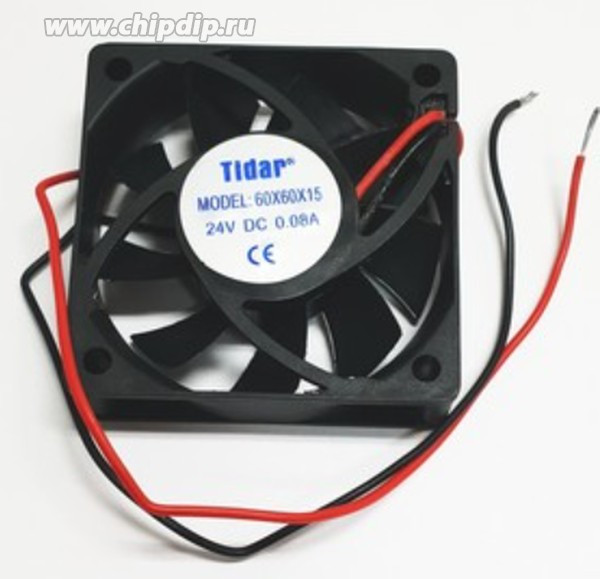 Вентилятор Tidar RQD6015MS 60x60x15 компактный DC 24V Вентилятор Tidar RQD6015MS 60x60x15 компактный DC 24V