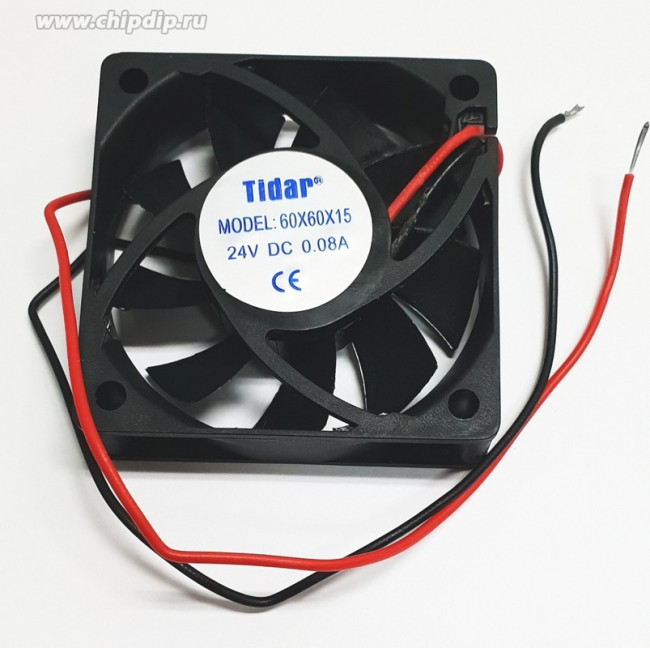 Вентилятор Tidar RQD6015MS 60x60x15 компактный DC 24V Вентилятор Tidar RQD6015MS 60x60x15 компактный DC 24V