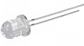 OSM5DK8131A, LED; 8mm; white warm; 14400?18000mcd; 30°; Front: convex; 2.9?3.6V