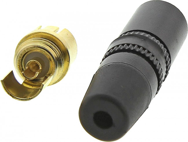 NYS 373-0, Штекер RCA на кабель черный