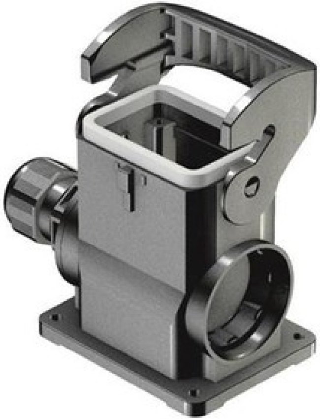 19433060251, Heavy Duty Power Connectors HAN-ECO 6B O SMT HSE SNG LVR M25 W/ GLAND