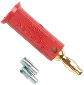 2944-2, Test Plugs &amp; Test Jacks MINI BANANA PLUG (RED)