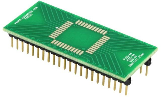 PA0107, Sockets &amp; Adapters PLCC-44 to DIP-44 SMT Adapter