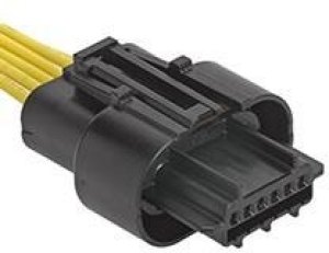 204220-6006, Headers &amp; Wire Housings Squba Sld Rcpt 1.8mm 5Ckt SR SealPlg Pos6