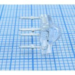 Светодиодная сборка красная 7.6x7.6x5мм, 4 светодиода, яркость 8000 мкд, 90 градусов; №4316 r СД сбо