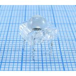 Светодиодная сборка красная 7.6x7.6x5мм, 4 светодиода, яркость 8000 мкд, 90 градусов; №4316 r СД сбо