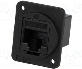 CP30220X, Адаптер в линию, RJ45, RJ45, Переходник, Встраиваемый в Линию, FT Series, Гнездо, 8 вывод(-ов)