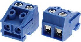 1776263-2, Съемная клеммная колодка, 5 мм, 2 вывод(-ов), 24AWG до 16AWG, 1.4 мм², Винт, 10 А
