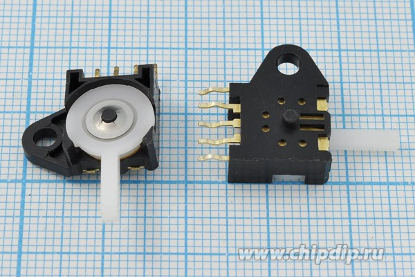 Микропереключатель , размер 11x 6 x12, 0.1А, переключение (ON)-OFF-(ON), CDR-3303