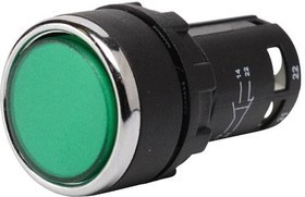 MB200DY, Кнопка без фиксации зеленая ON(OFF) (4A/240VAC)