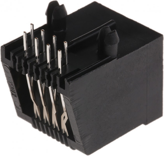 MHRJJ88NFRA, Гнездо, RJ45, PIN: 8, Конф: 8p8c, THT, угловой