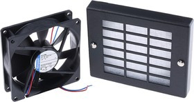 3414NHH-KR1, 3400 N Series Axial Fan Kit, 24 V dc, DC Operation, 102m³/h, 2.7W, 92 x 92 x 25mm