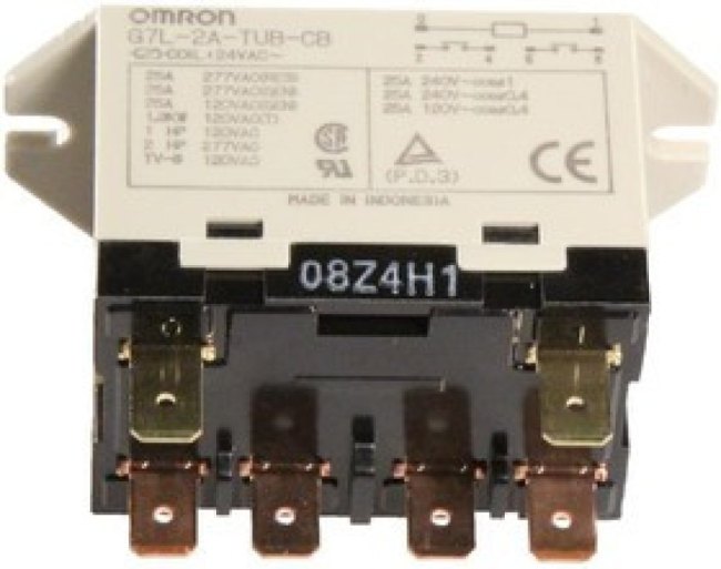 G7L-2A-TUB-CB-AC24, General Purpose Relays 25A PWR Relay DPST 24VAC