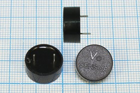 Излучатель звука пьезокерамический без генератора 14x7мм, герметичный; зп 14x 7\1~30\\ 4,0\2P7,5\AW5