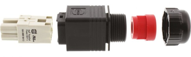 09352310423, Connector Set, 5 Way, 16A, Male, Han Push Pull, 690 V 09352310423, Connector Set, 5 Way, 16A, Male, Han Push Pull, 690 V