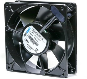 W2G115-AE31-13, DC Fans DC Axial Fan, 127x127x38mm, 24VDC, 130CFM, 5.7W, 48dBA, Ball Bearing, Terminals