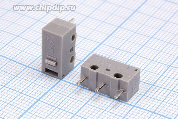 Переключатель концевой(путевой) 13x 6 x 7мм, 125В, 2А, ON-(ON), H7,5, MSW-21-P; №1087 ПКонц 13x 6 x 7\125\ 2\ON-(ON)\\H7,5\MSW-21-P\