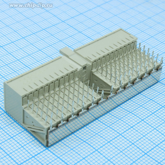 352068-1, Conn Hard Metric RCP 110 POS 2mm Press Fit RA Thru-Hole Tube