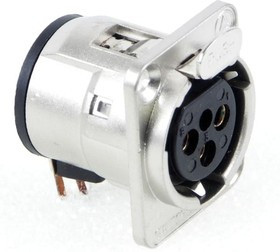 E3FRAAU, XLR Connectors QG RECEPTACLE/GOLD