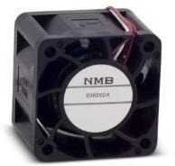 03828DA-12Q-AU-00, DC Fans DC Tubeaxial Fan, 38x38x28mm, 12VDC, 19.5CFM, Rib Mount, Ball, 4-Leads, Tach/PWM