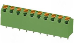 SPTA 1/3-5.0, Клеммная колодка типа провод к плате, 5 мм, 3 вывод(-ов), 24 AWG, 16 AWG, 1.5 мм², Вставной SPTA 1/3-5.0, Клеммная колодка типа провод к плате, 5 мм, 3 вывод(-ов), 24 AWG, 16 AWG, 1.5 мм², Вставной
