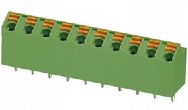 SPTA 1/3-5.0, Клеммная колодка типа провод к плате, 5 мм, 3 вывод(-ов), 24 AWG, 16 AWG, 1.5 мм², Вставной