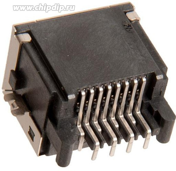 (12014-00692000) коннектор ASUS LAN JACK 8P 6.4H REV SUNK R/A