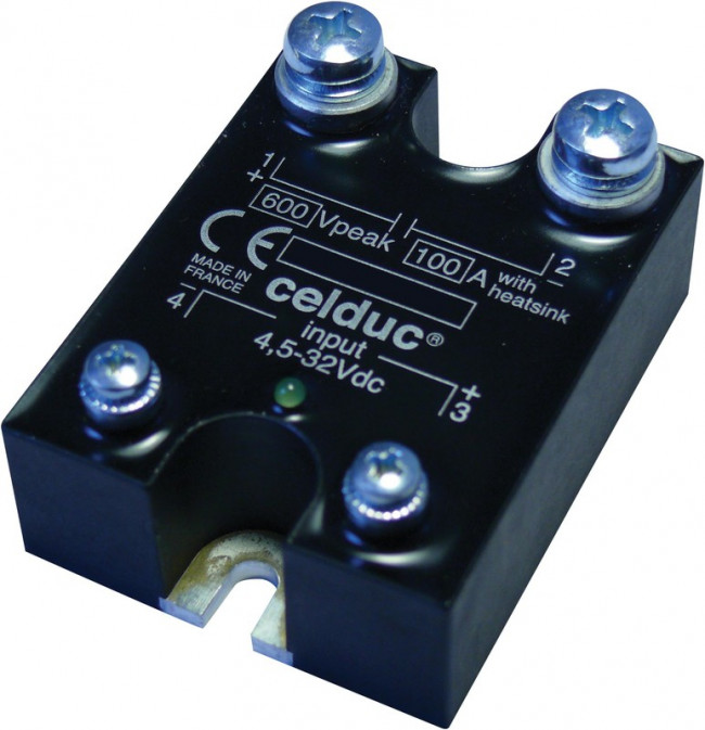 SCM030200, МОП-транзисторное реле, DC, 200 В, 30 А, Hockey Puck, Панель