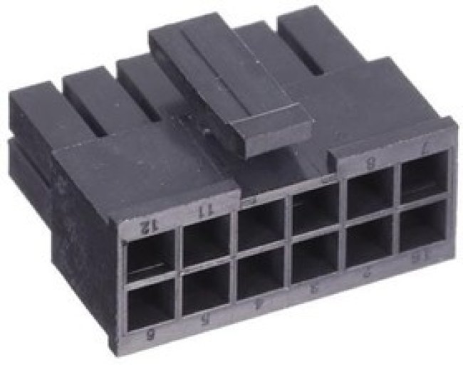 G88MPH1222CEU, Power to the Board Micro power plus 2X6 cable side housing