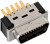 10120-3000PE, D-Sub Micro-D Connectors 2OP PLUG WIREMOUNT MDR