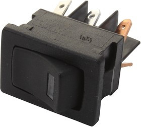 DM54J72S205Q3, Клавишный переключатель, Miniature, Вкл.-Выкл., SPST, С Подсветкой, Панель, Черный, DM DM54J72S205Q3, Клавишный переключатель, Miniature, Вкл.-Выкл., SPST, С Подсветкой, Панель, Черный, DM