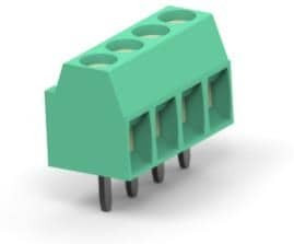 1546551-3, Fixed Terminal Blocks 3P,STRAIGHT SIDE ENTRY,3.5MM