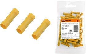 Гильза соединительная изолированная ГСИ 6,0 желтая (50 шт) TDM