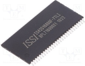 IS42S16800F-7TLI, DRAM Chip SDRAM 128Mbit 8Mx16 3.3V 54-Pin TSOP-II