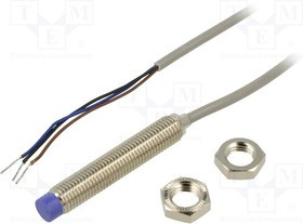 PCID6ZPM8452M, Sensor: inductive; OUT: PNP / NO; 0?6mm; 10?30VDC; M8; IP67; 200mA