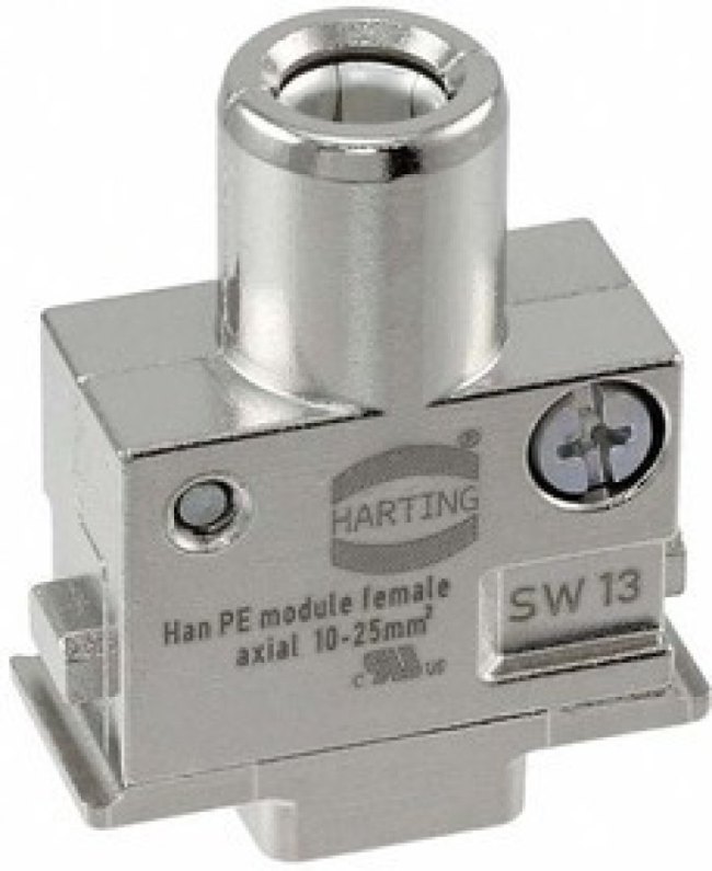 09140012732, Heavy Duty Power Connectors Han PE-module fem axial 10-25qmm