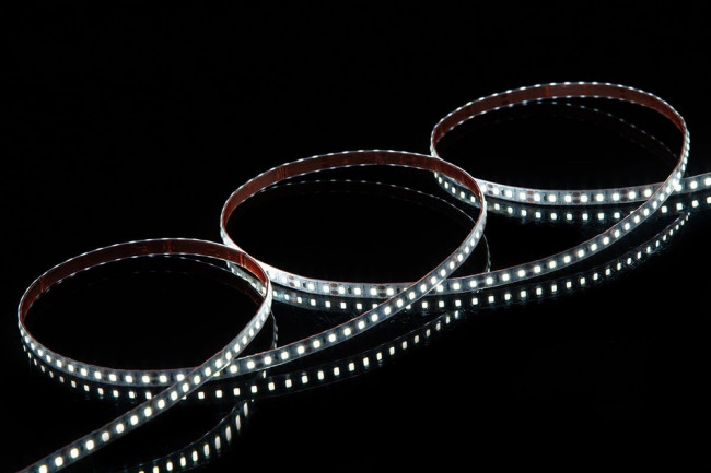 Светодиодная лента 5м, 12В, 14,4Вт/м, 60д/м, ip65, 1440Лм/м, холодный белый, 8мм, ML-R60-2835-CW-HP-ST