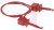 BU-1010-A-24-2, 5A Red Test lead - 0.6m Length