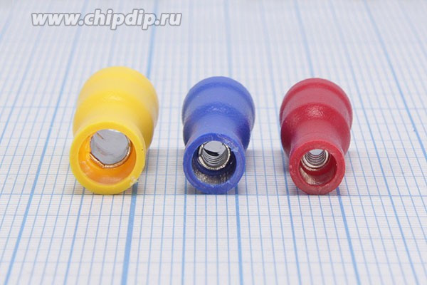 РШИм 6.0-4, Разъем штекерный, гнездо ø4 мм, изолированный, жёлтый 4.0-6.0 мм²; №774 YT клемма нак/каб гн "I" 4,0\\S4,0-6,0\лат луж\\жел\