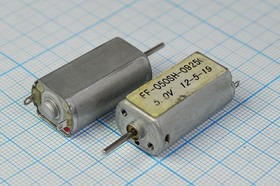 Двигатель постоянного тока 8.0В, 8100 об/мин; №7973 двиг 8,0В\0,023А\пр\8100\ 16x30m40\FF050SH-09250
