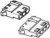 770827-1, Commercial MATE-N-LOK Male Connector Housing, 5.08mm Pitch, 4 Way, 1 Row 770827-1, Commercial MATE-N-LOK Male Connector Housing, 5.08mm Pitch, 4 Way, 1 Row