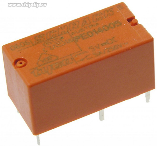 1393219-3 (PE014005), Реле 1 переключ. 5VDC, 5A/240VAC SPDT