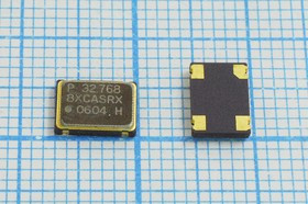 Кварцевый генератор 32.768МГц 3.3В,HCMOS/TTL в корпусе SMD 7x5мм, гк 32768 \\SMD07050C4\T/CM\ 3,3В\O