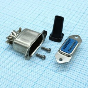 DS1078-14F, (CENC-14F), Разъем на кабель centronics 14 контактов розетка в корпусе + защёлки DS1078-14F, (CENC-14F), Разъем на кабель centronics 14 контактов розетка в корпусе + защёлки