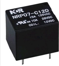 NRP-07-C-05D, Реле 1 переключ. 5VDC, 7A/250VAC SPDT