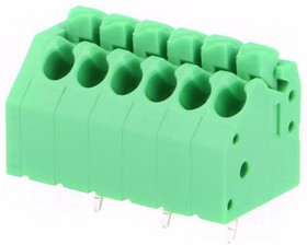 PTSA 1.5/6-3,5-Z, Клеммная колодка типа провод к плате, 3.5 мм, 6 вывод(-ов), 20 AWG, 16 AWG, 1.5 мм², Вставной